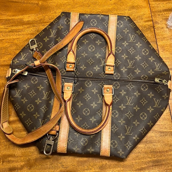 SOLD✅ LOUIS VUITTON KEEPALL 45 BANDOULIERE HAND BAG MONOGRAM SOLD✅ - Picture 16 of 17